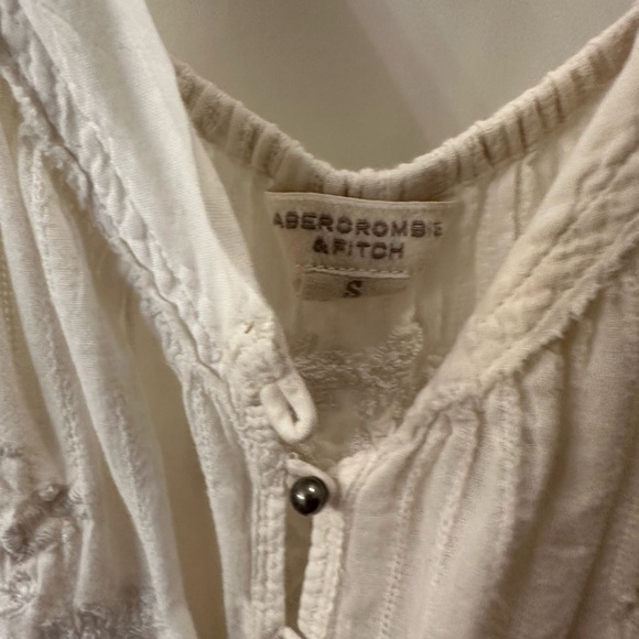 Abercrombie & Fitch vintage embroidered tank top small - Picture 10 of 12